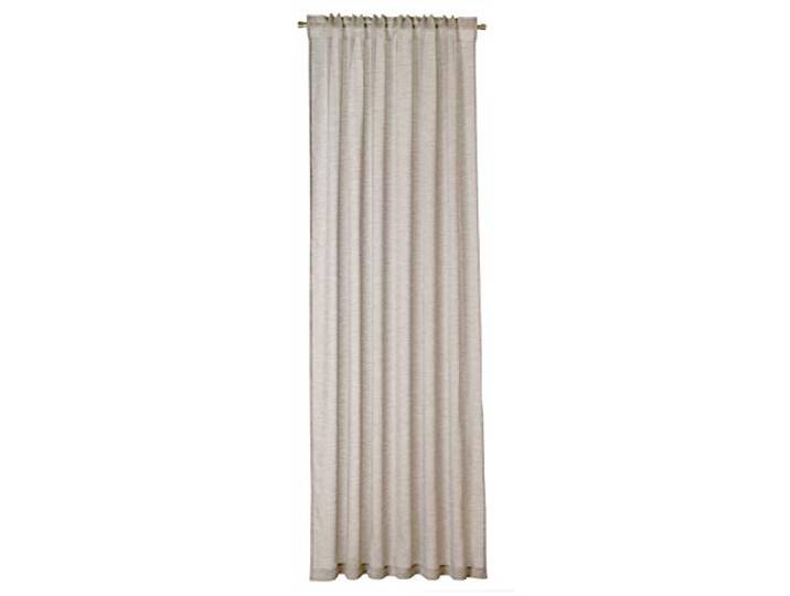 Deko Trends Neutex for you! ALLURE halbtransparenter Schal mit Multifunktionsband, Gardinenband, Vorhang, Gardine, 245 x 140 cm, cappuccino