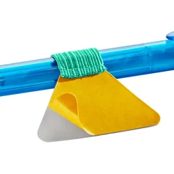 10 Stiftschlaufe selbstklebend mint, Kunststoff, Kautschuk