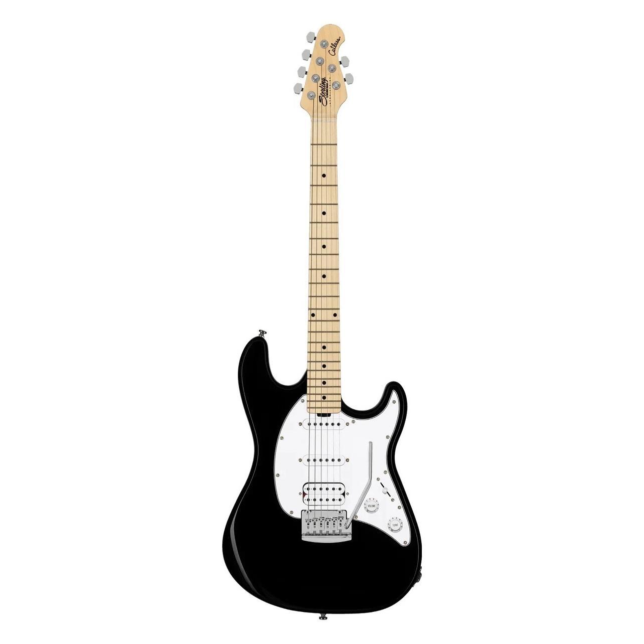 Sterling Cutlass CT20HSS E-Gitarre, schwarz (E-Gitarre, Ahorn, Pappel) (78107657)