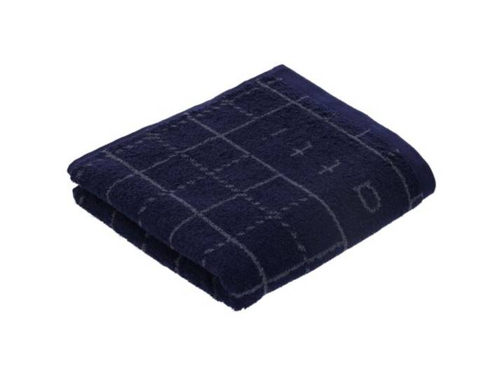 Bugatti Handtuch Perezzi Marine Blau Baumwolle 50 x 100 cm - Handtuch