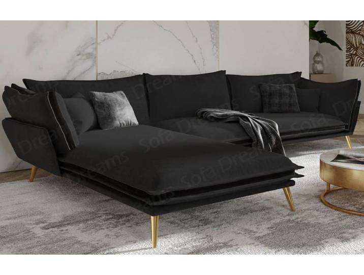 Stoff Ecksofa Lobos L-Form