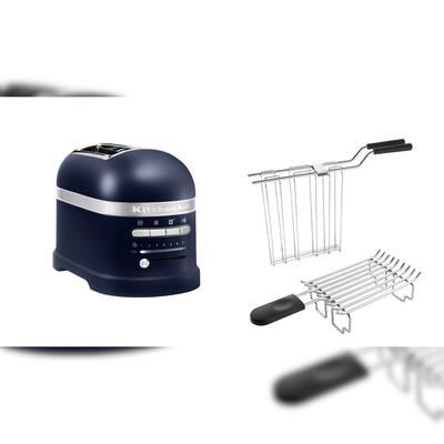 KitchenAid Set 1, Toaster + Brötchenaufsatz Artisan 5KMT2204 Tintenblau