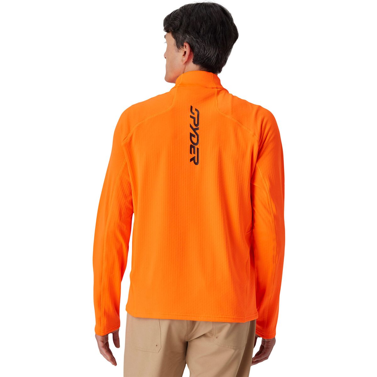 Spyder Gridweb Fleece 1/2 Zip fusion orange (FSN) L 38A483624-FSN-L