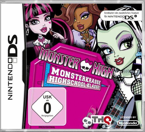 THQ - Monster High - Die Monsterkrasse Highschool - Klasse [Software Pyramide] - [Nintendo DS] - Preis vom 09.10.2026 07:28:09 h