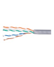 equip Bulkkabel 305 m UTP CAT 6a IEEE 802.5 halogenfrei robust Grau (401496)