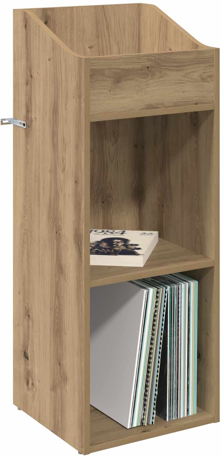 vidaXL Meuble à vinyles Chêne artisanal 36 x 36 x 95,5 cm