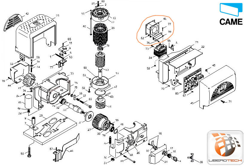 Came Ventola Di Raffreddamento Bk – 119ribk035