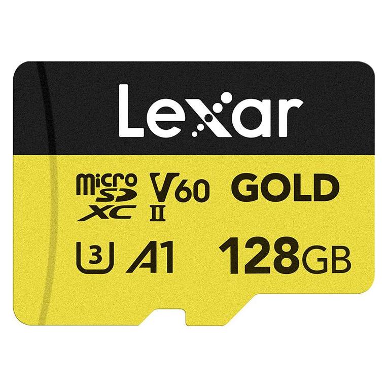 Lexar Professional GOLD UHS-II (128 GB, microSDXC, U3, UHS-II) (LMSGOLD128G-BNNNG)