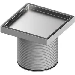 Tece drainpoint S Rostrahmen Edelstahl 150 x 150 inkl. Fliesenmulde "plate", 3660011 3660011