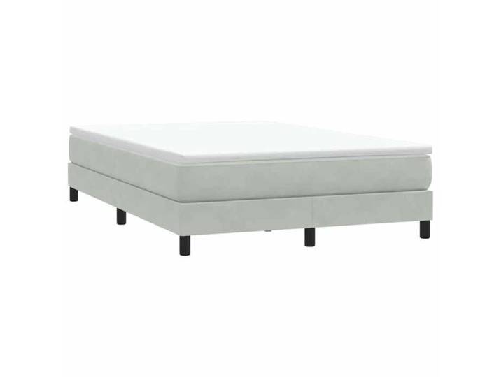 BESTLIFE Sommier à lattes de lit sans matelas gris clair 160x220cm avec manuel de montage（63693154）VIDAXL