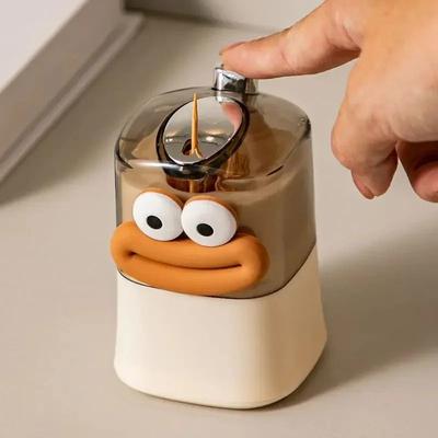Uplift Picks Automatic Pop Up Toothpick Holder Creative Push Type Storage Box big Mouth