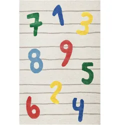 Smart Kids Kinderteppich Countdown beige 110x170 cm