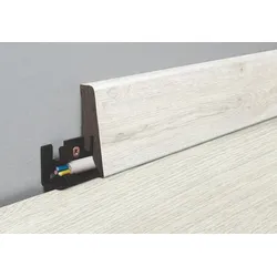 Naturel Sockelleiste weiß, MDF, Länge 260 cm, L58C8469
