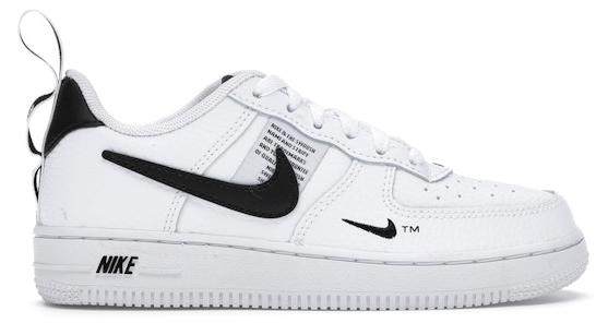Nike Air Force 1 Low Utility White Black (PS) - EU 28.5