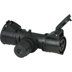PCE T-connect 2-way 16/3 - Cablegland CEE IP44