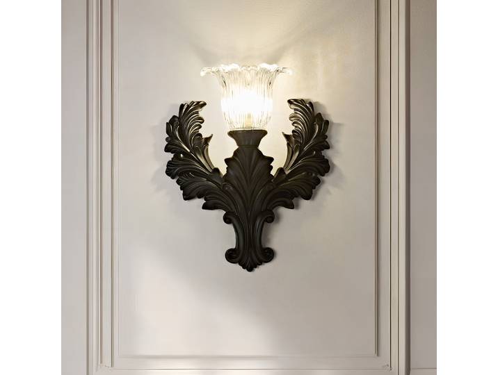 Applique murale rétro en résine de pays français, lampe décorative minimaliste moderne pour chambre à coucher, salon et salle à manger