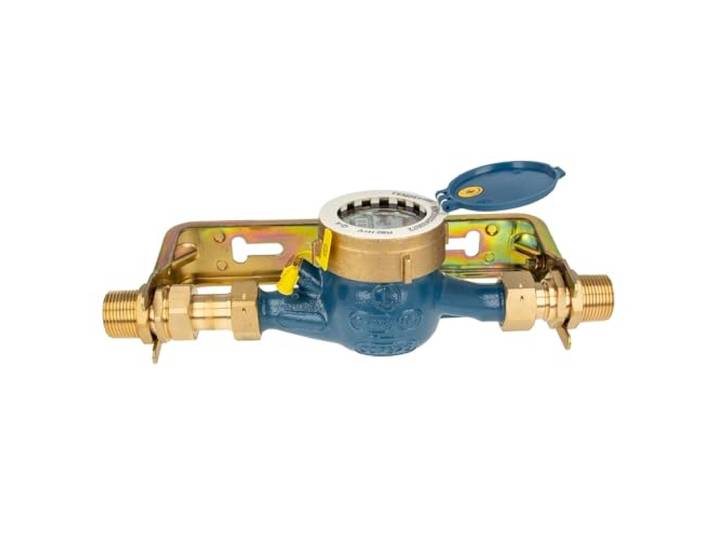 Hauswasserzähler Baulänge 190 mm, inkl Bügel 1 Zoll, starre Ausführung, verzinkt