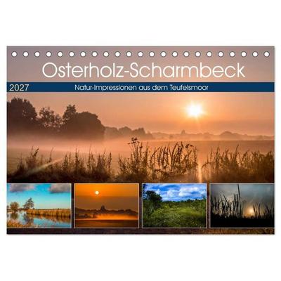 Osterholz-Scharmbeck, Natur-Impressionen aus dem Teufelsmoor (Tischkalender 2027 DIN A5 quer), CALVENDO Monatskalender