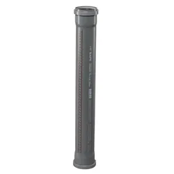 HTsafeDM Rohr DN 75 x 1000 mm mit zwei Muffen