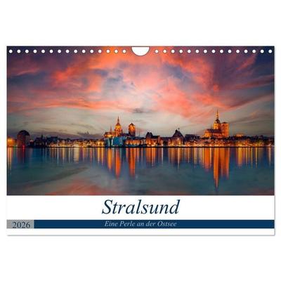 Stralsund, Eine Perle an der Ostsee (Wandkalender 2026 DIN A4 quer), CALVENDO Monatskalender
