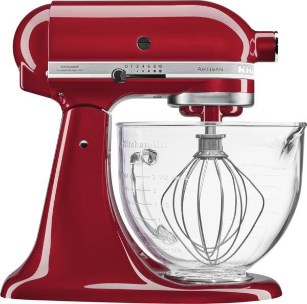 Kitchenaid Küchenmaschine 5KSM156ECA Artisan Apfelrot 300 Watt