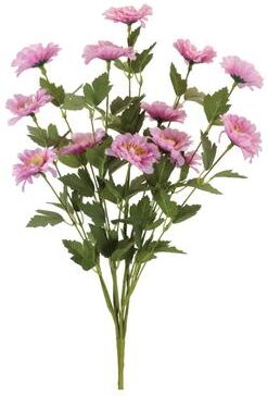 Melrose International Gerbera Daisy Floral Bush (Set of 2)