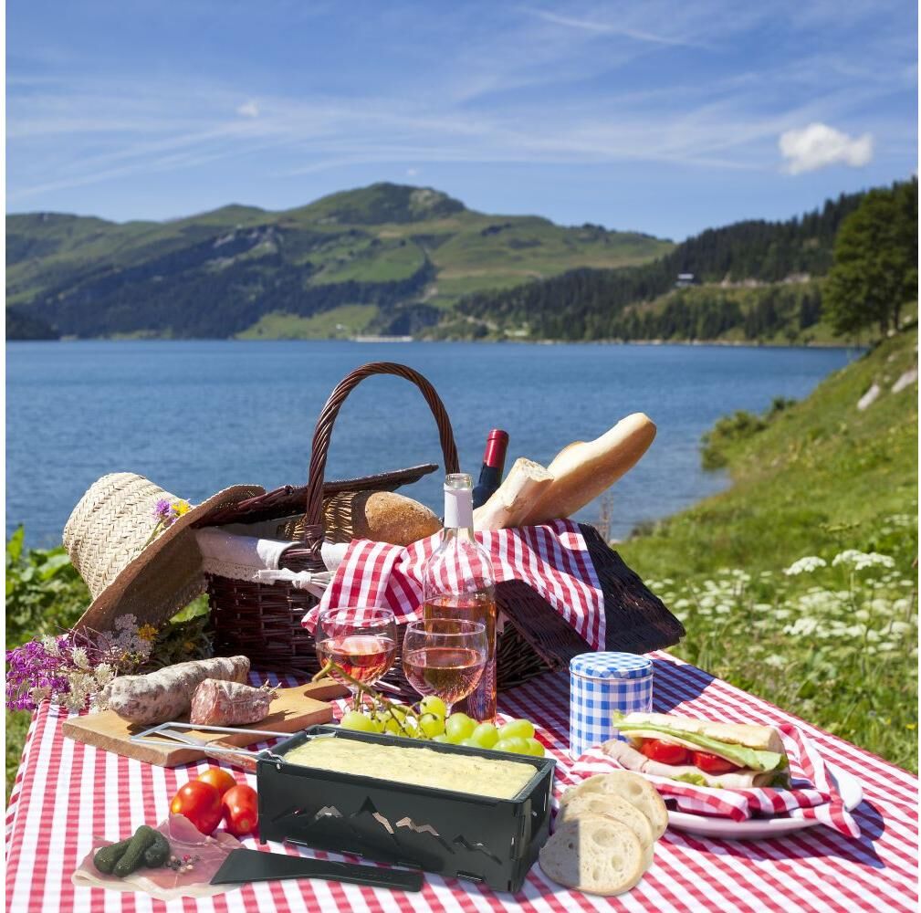 Raclette SWISSMAR "Schwarz", schwarz, Raclettes, Raclette schwarz Einheitsgröße