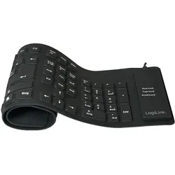 LogiLink ID0019A Tastatur Universal USB QWERTZ Deutsch Schwarz