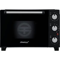 Grillbackofen KB M19, Mini-Backofen schwarz