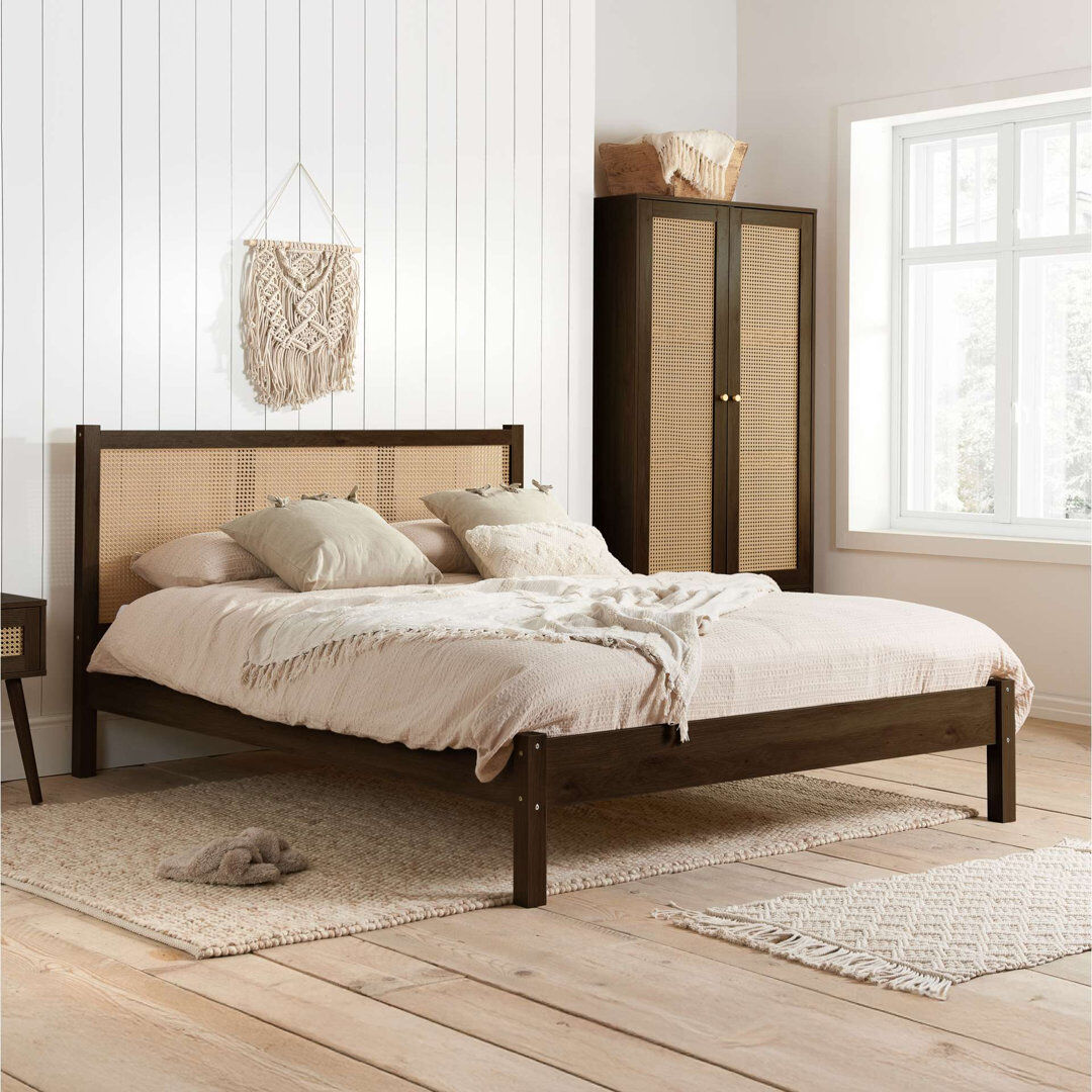 Norden Home Noemi Bed Frame Walnut Kingsize (5')