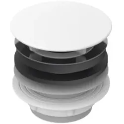 Bette Schaftventil B580000 11/4", weiss emailliert