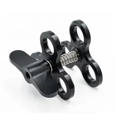 Divevolk Dreier Klemmschelle - Klammer - Triple Ball Joint Clamp