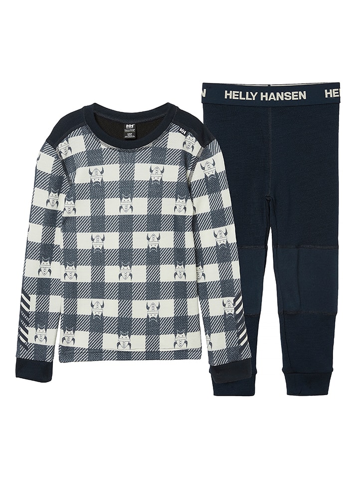 Helly Hansen 2tlg. Funktionsunterwäsche "Lifa" in Dunkelblau - 98