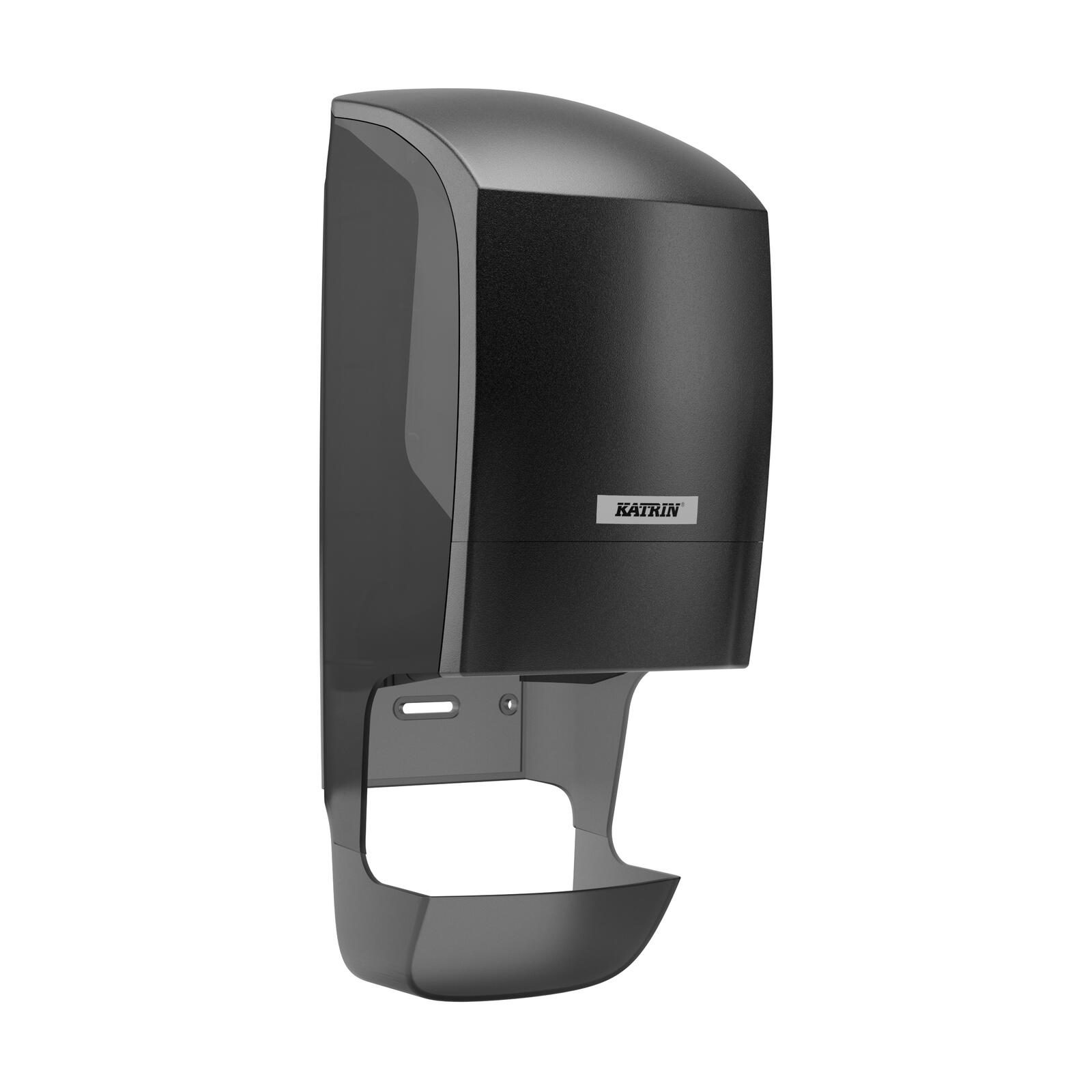 KATRIN Toilettenpapierspender 2 Rollen schwarz 77472