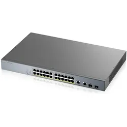 Zyxel GS1350-26HP 26 PORT MANAGED (24 Ports), Netzwerk Switch, Grau