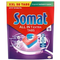 Somat Spülmaschinentabs »All in 1 Extra XXL« 58 Stück blau