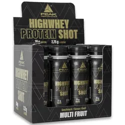 Peak - HIGHWHEY Protein Shot - Display 12 x 100mlMulti Fruit