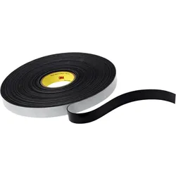 3M Einseitiges Vinyl-Schaumstoff-Klebeband 4516, Schwarz, 25 mm x 33 m, 1,6 mm
