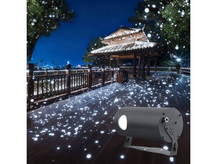 Projecteur de luciole LED étanche dynamique, effet luciole réaliste pour jardin extérieur/décoration intérieure de la maison