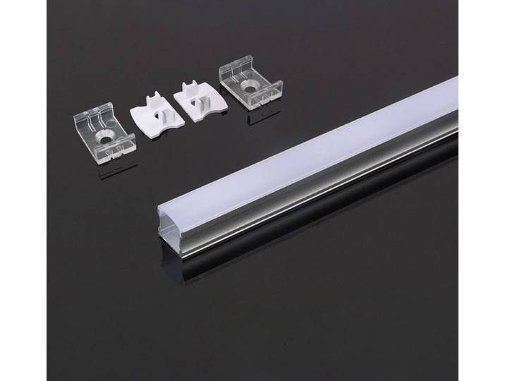 V-TAC VT-8110 LED-hoekstripverlichting - Diffusormontageset - IP20 - Zilver