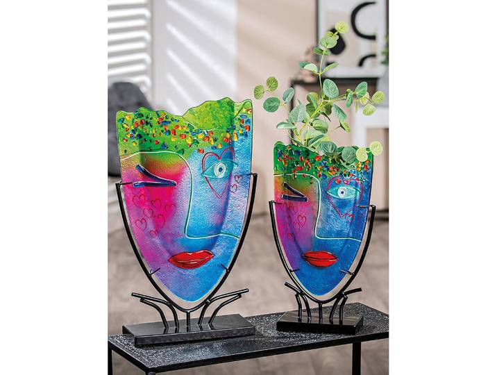 Vase Twinkle 30 x 49 x 11cm Multicolor