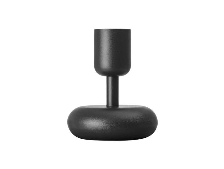 Iittala Bougeoir Nappula gris foncé petit 107 mm