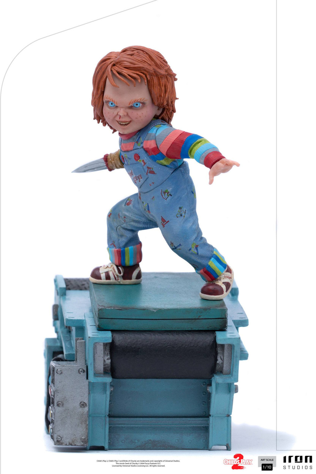 Iron Studios Chucky 2 Art Scale beeldje, 15 cm