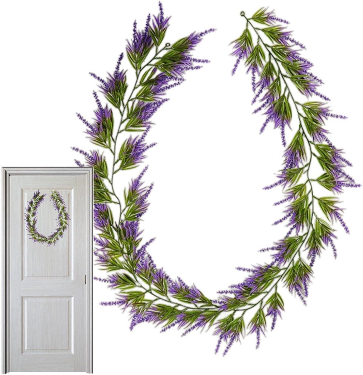 Lavendel Rank Kunstbloemen Slinger Paars - 180 cm