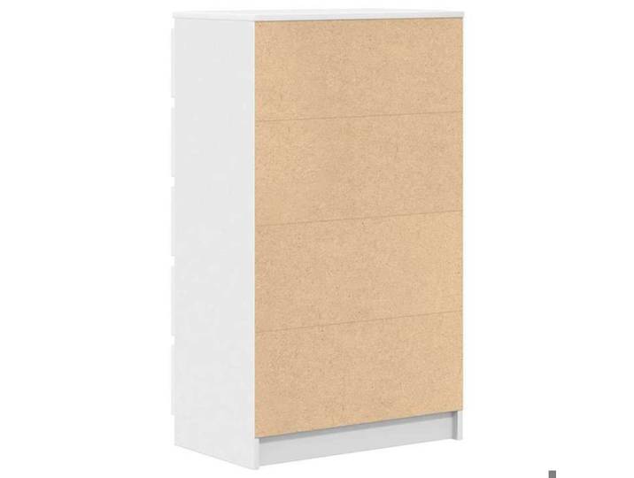 Moderne Armoire rangement Commode Blanc 60x36x103 cm - bois d'ingénierie LL97