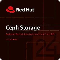 Red Hat Ceph Storage Addon for Red Hat OpenStack Services on OpenShift (1-2 sockets)