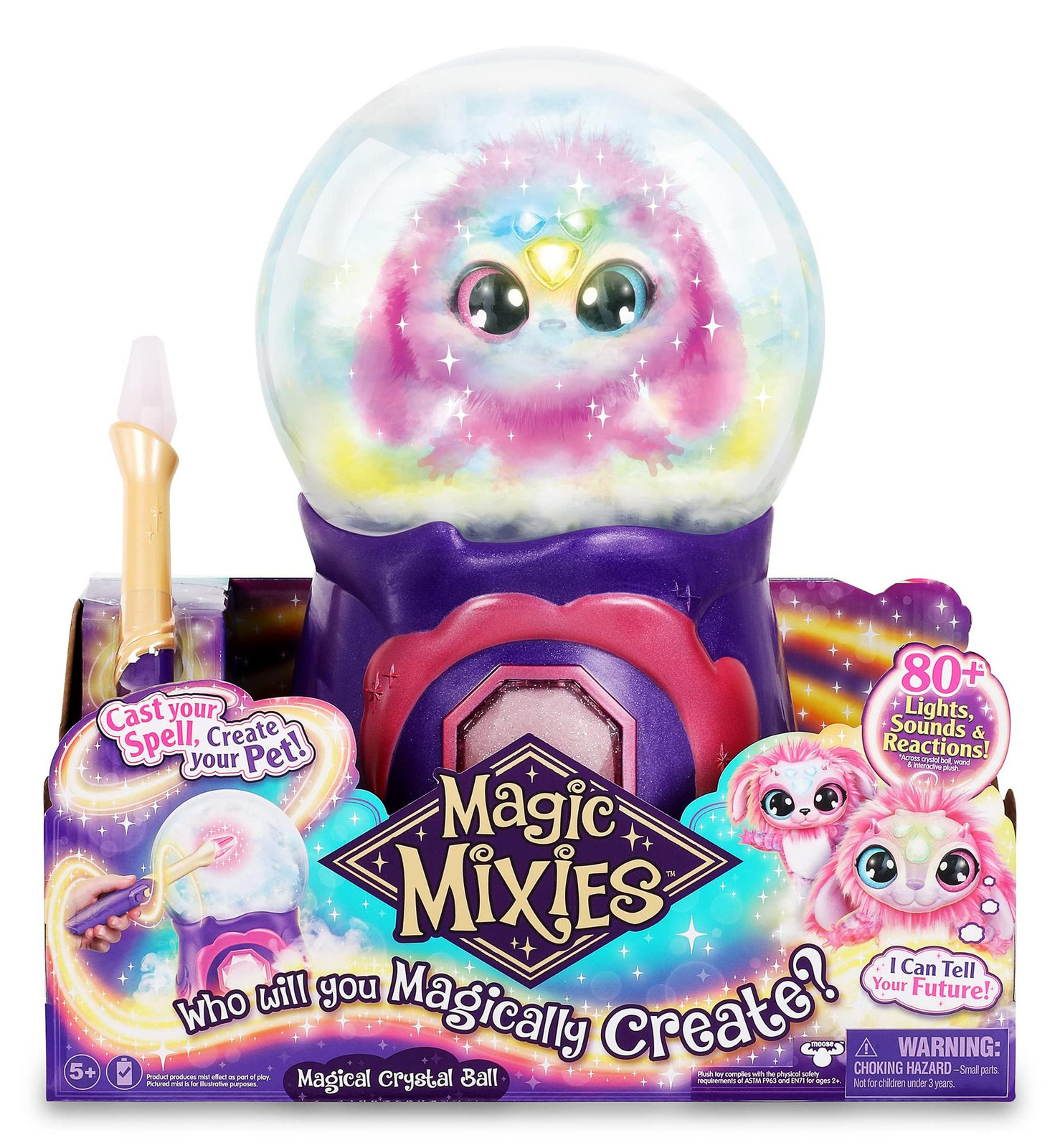 Magic Mixies MGX05000 Kristallen Bol met roze poppen in diverse kleuren