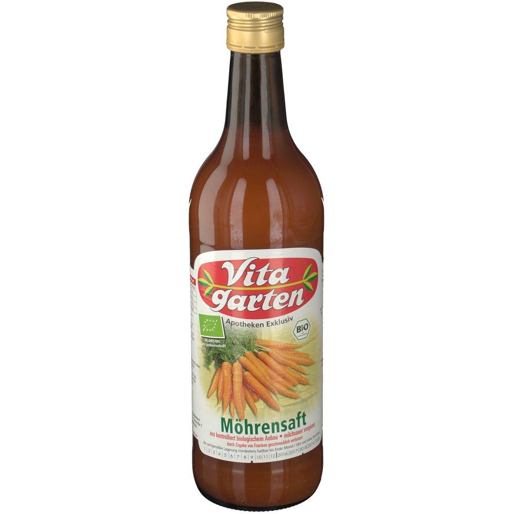 Vitagarten Möhren Saft biologisch 750 ml