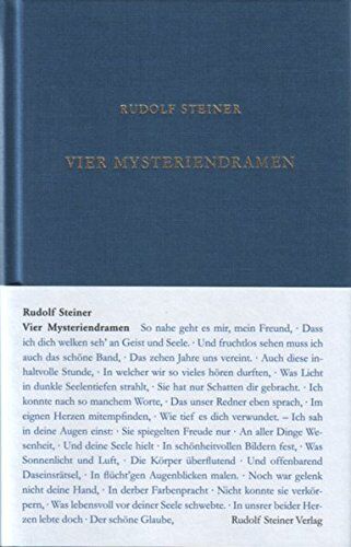 Rudolf Steiner - Vier Mysteriendramen: Die Pforte der Einweihung / Die Prüfung der Seele / Der Hüter der Schwelle / Der Seelen Erwachen (Rudolf Steiner Gesamtausgabe) - Preis vom 09.10.2026 07:28:09 h
