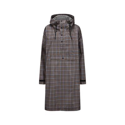 Regenjacke CODELLO "Codello Poncho", Damen, braun, Obermaterial: 100% Polyester PES., kariert, relaxed fit, Jacken Regenjacke, mit Karomuster
